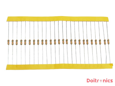 Carbon Film Resistors - 1/4W 5+/- Tol