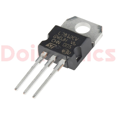 LM7812 12V 1.5A Voltage Regulator IC (TO-220 Package) for Arduino, Audio Amplifiers, Relays & Robotics Circuits