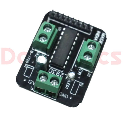 Mini L293D Dual H-Bridge Motor Driver Module for Arduino & DIY Robotics